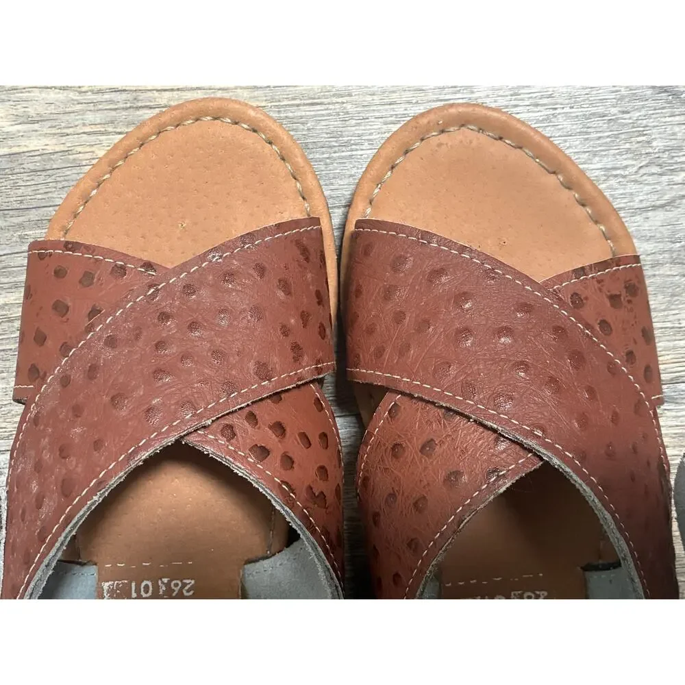NEW Artisan Handmade Leather Huaraches Sandals Mens 8 Womens 9.5 Beach Boho